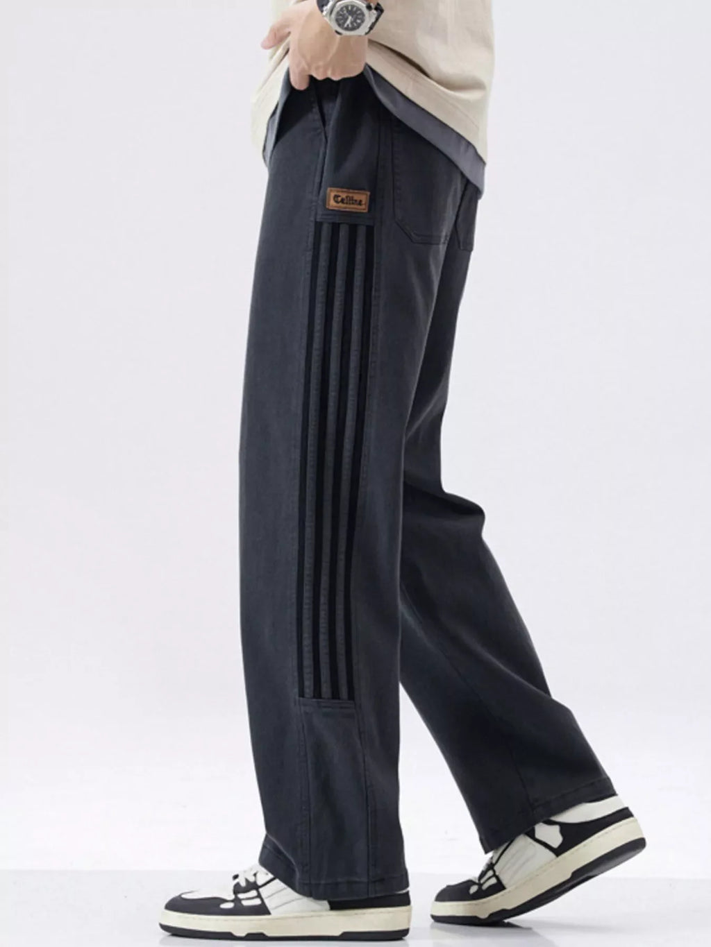 Men's Loose-Fit Drawstring Casual Pants