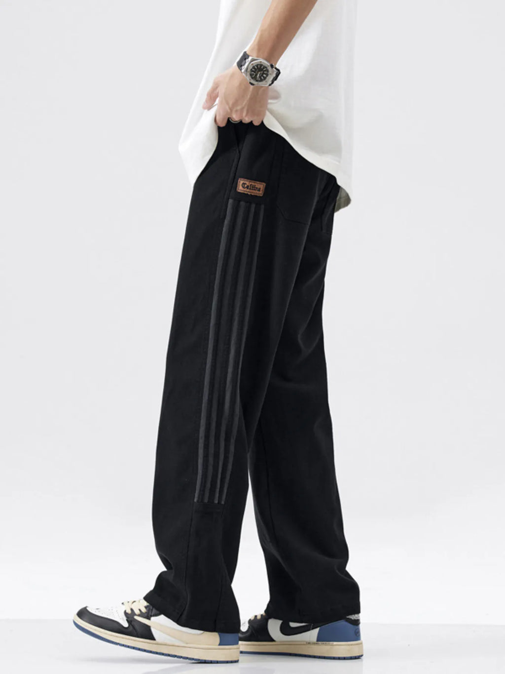 Men's Loose-Fit Drawstring Casual Pants