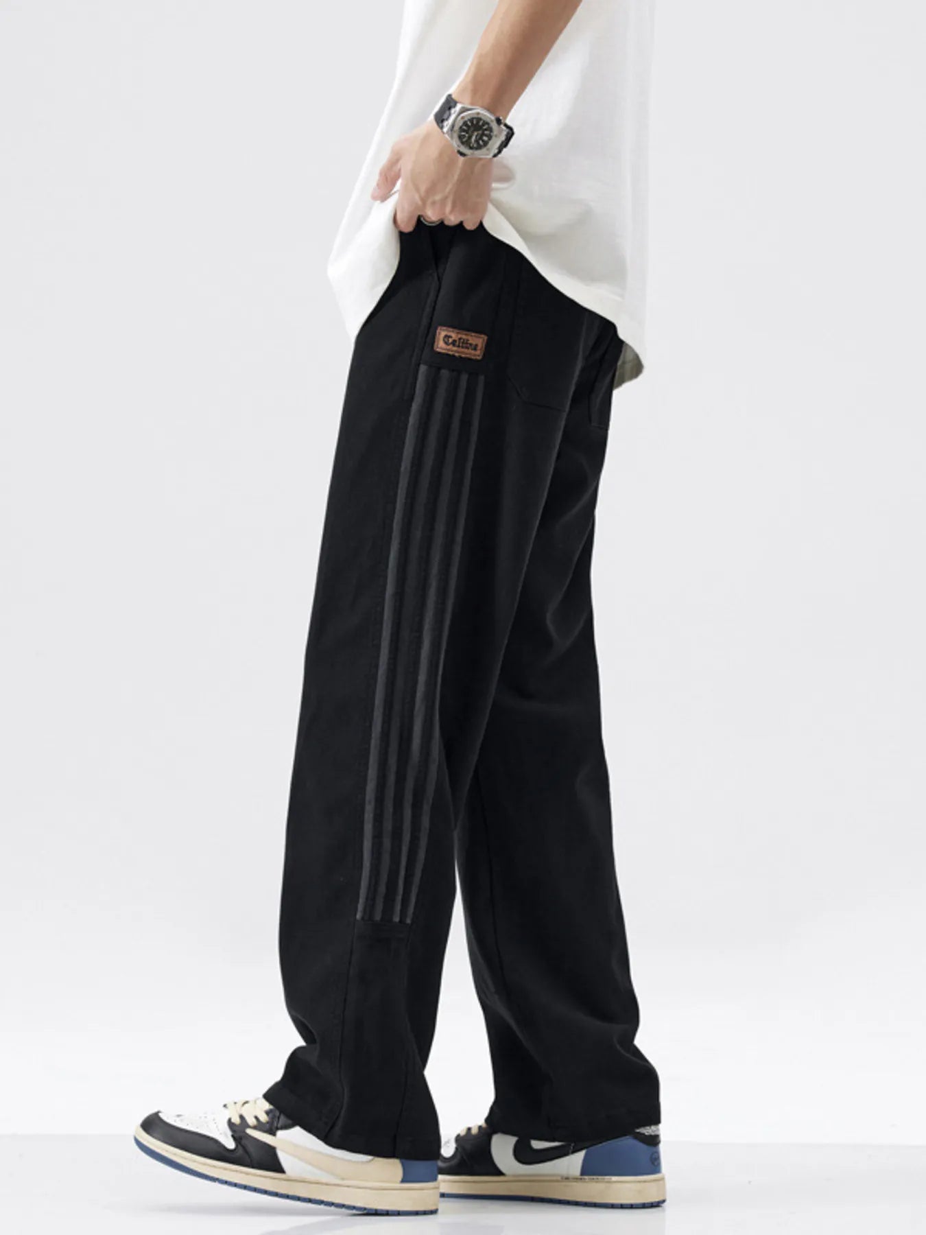 Men's Loose-Fit Drawstring Casual Pants